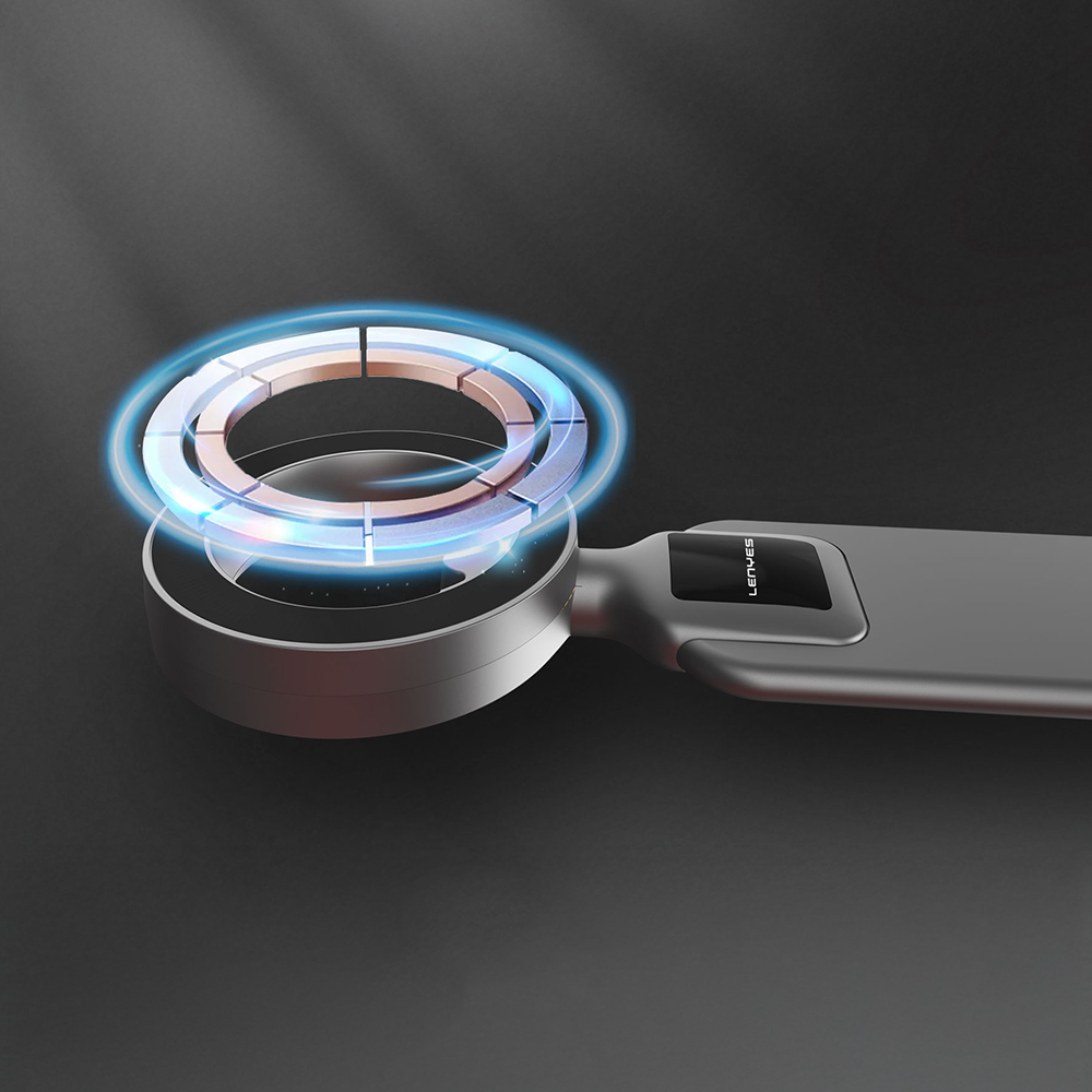 Lenyes CR185 Magnetik Magsafe Uyumlu Bükülebilen Eğimi ve Düz Zemin Araç Telefon Tutucu - 3