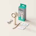 Aecooly PB01 İç Spiralli Çift Halka Hava Akışı Teknolojili 5 Kademeli Portatif Soğutucu El Fanı - 12