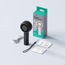 Aecooly PB01 İç Spiralli Çift Halka Hava Akışı Teknolojili 5 Kademeli Portatif Soğutucu El Fanı - 20