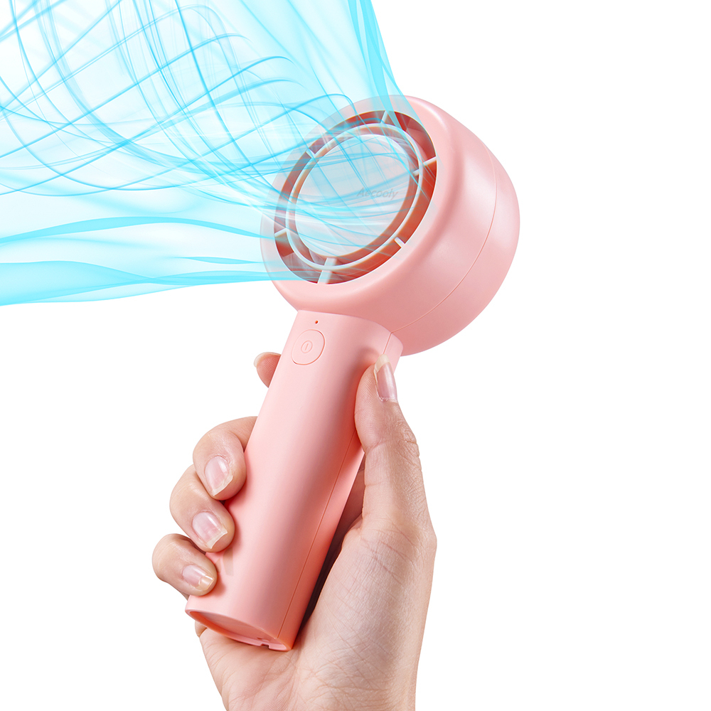 Aecooly PB01 İç Spiralli Çift Halka Hava Akışı Teknolojili 5 Kademeli Portatif Soğutucu El Fanı - 22