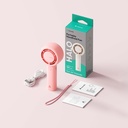 Aecooly PB01 İç Spiralli Çift Halka Hava Akışı Teknolojili 5 Kademeli Portatif Soğutucu El Fanı - 29