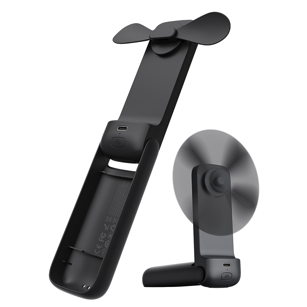 Aecooly PF01 Katlanabilen 3 Kademeli Portatif Soğutucu El Fanı - 1