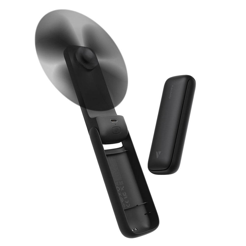 Aecooly PF01 Katlanabilen 3 Kademeli Portatif Soğutucu El Fanı - 2