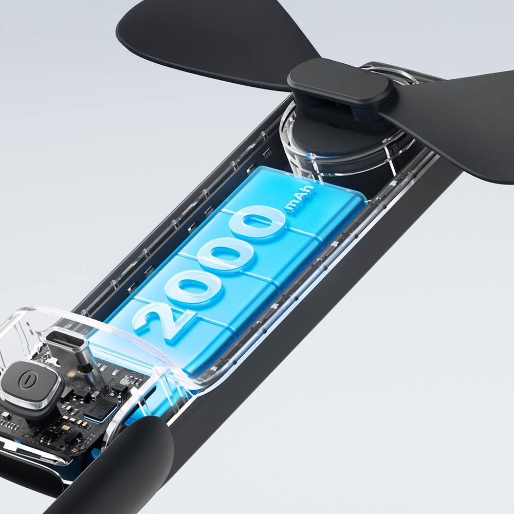 Aecooly PF01 Katlanabilen 3 Kademeli Portatif Soğutucu El Fanı - 19