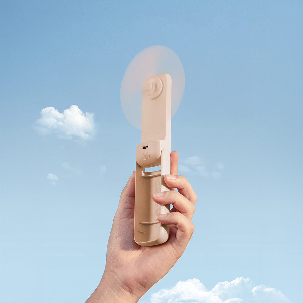 Aecooly PF01 Katlanabilen 3 Kademeli Portatif Soğutucu El Fanı - 25