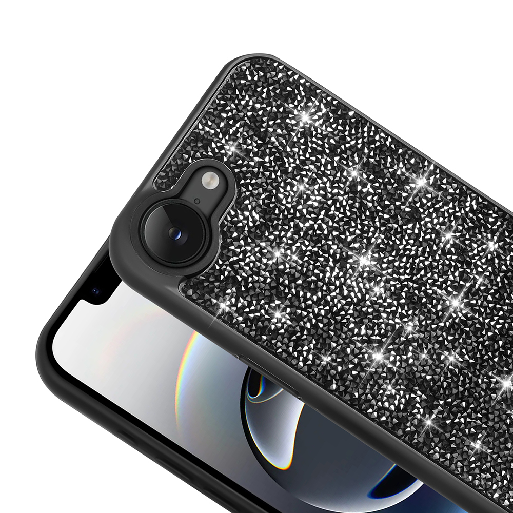 Apple iPhone 16E Uyumlu Kılıf Parlak Taşlı Tasarım Zore Pırlanta Kapak - 2