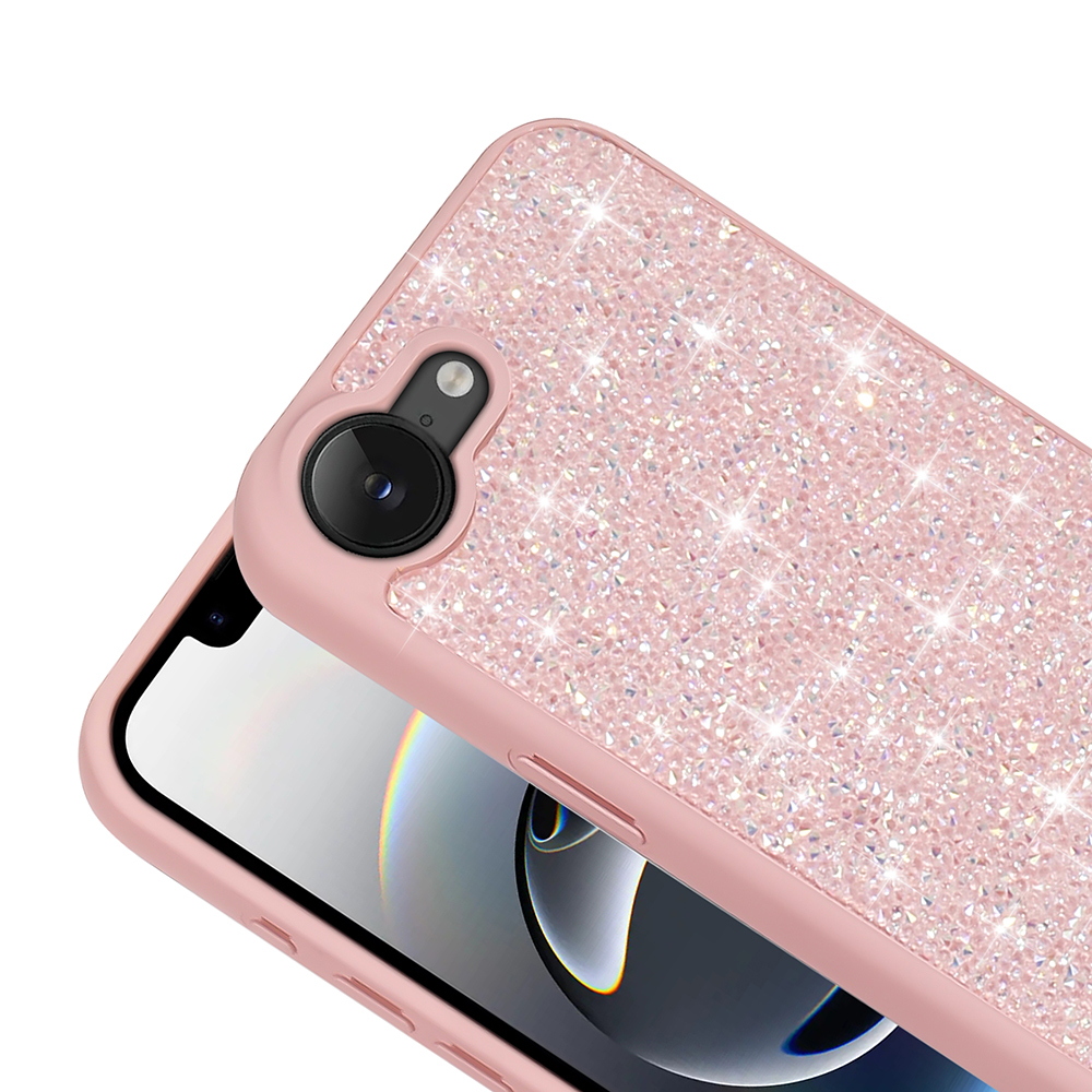 Apple iPhone 16E Uyumlu Kılıf Parlak Taşlı Tasarım Zore Pırlanta Kapak - 8