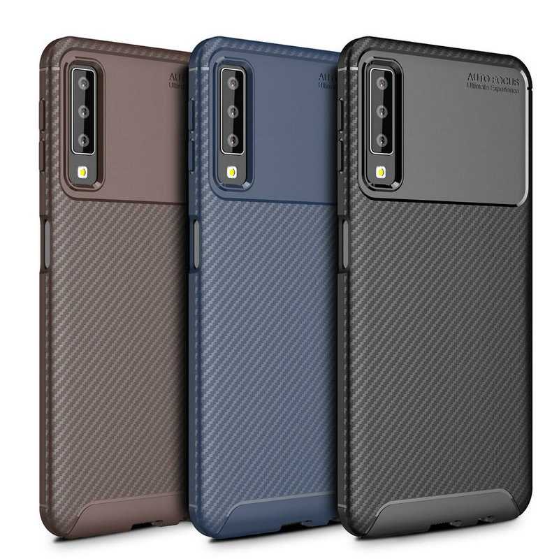 Samsung Galaxy A7 2018 Uyumlu Kılıf Zore Negro Silikon Kapak - 1