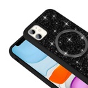 Apple iPhone 11 Uyumlu Kılıf Pırlanta Tasarımlı Magsafe Şarj Özellikli Zore Mozaik Silikon Kapak - 3