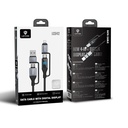 Lenyes LC542 Dijital Göstergeli 4in1 USB-A - Type-C + Type-C to Lightning 100W 1M - 1