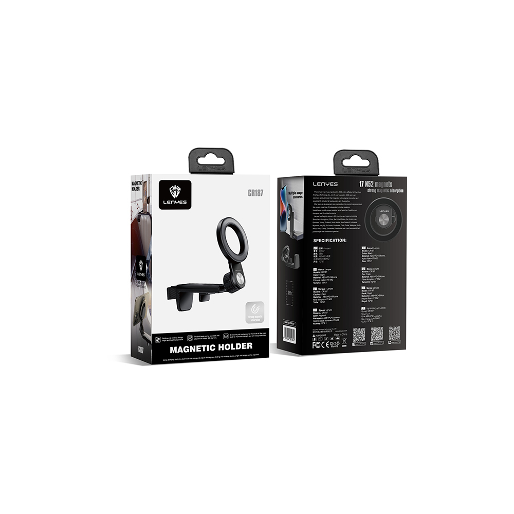Lenyes CR187 Oynar Başlıklı Magnetik Masa Telefon Tutucu - 6