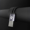 Lenyes LC537 USB-A to Micro Hızlı Şarj Özellikli Örgülü Data ve Şarj Kablosu 10W 1M - 3