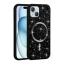 Apple iPhone 15 Plus Uyumlu Kılıf Pırlanta Tasarımlı Magsafe Şarj Özellikli Zore Mozaik Silikon Kapak - 2