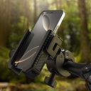 Lenyes CR182 360 Derece Ayarlanabilir Çift Kilitli Bisiklet ve Motosiklet Telefon Tutucu - 1