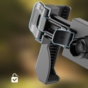 Lenyes CR182 360 Derece Ayarlanabilir Çift Kilitli Bisiklet ve Motosiklet Telefon Tutucu - 2