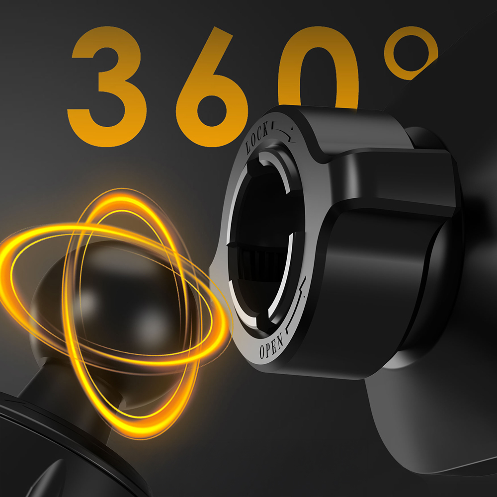 Lenyes CR193 Havalandırma Tasarım Magnetik Araç Telefon Tutucu - 2