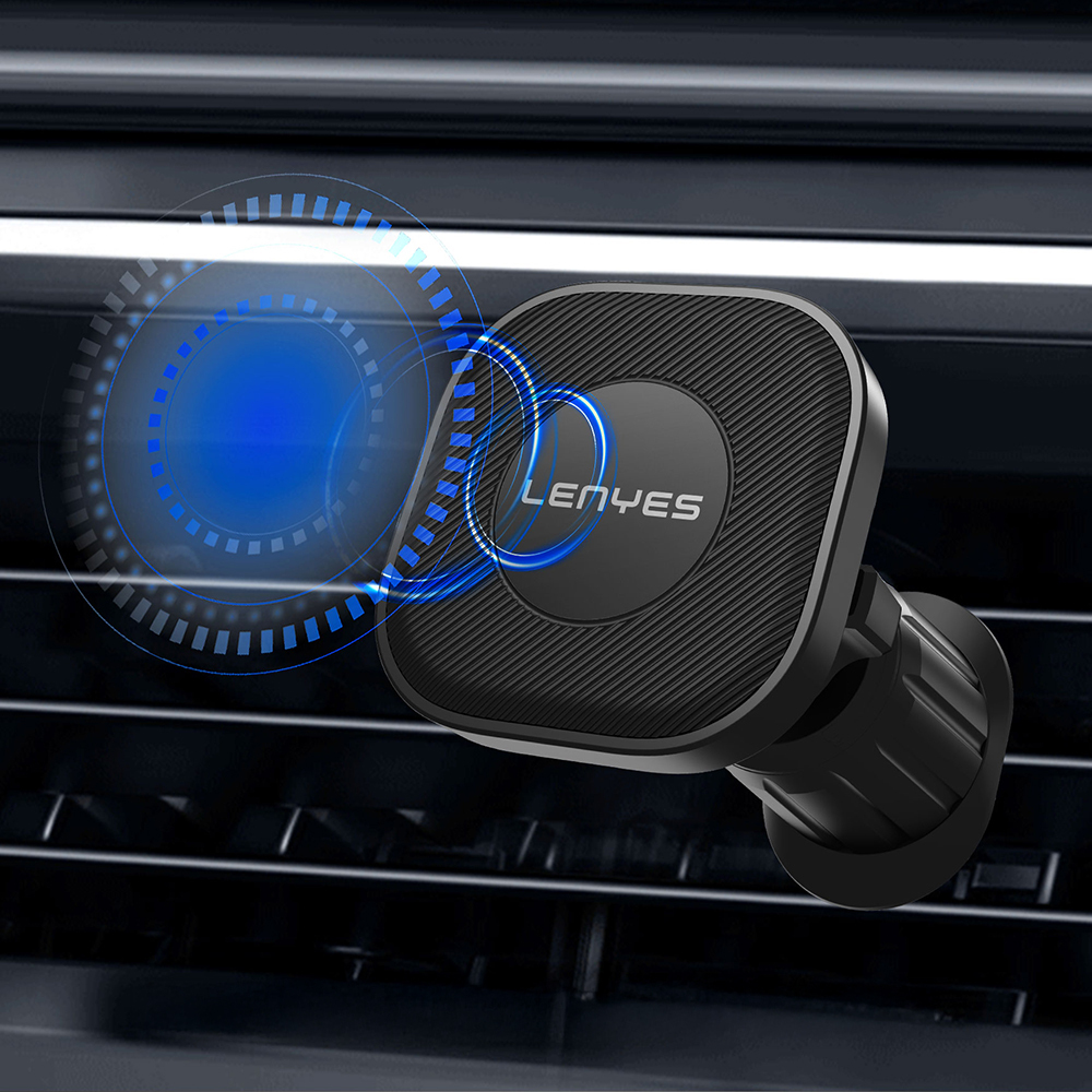 Lenyes CR193 Havalandırma Tasarım Magnetik Araç Telefon Tutucu - 3