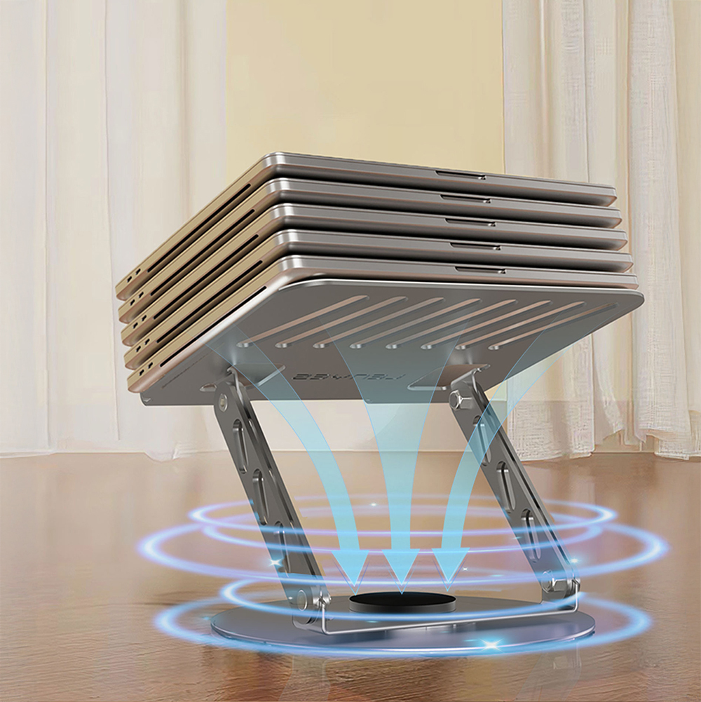 Lenyes CR190 360 Derece Dönebilen Katlanabilir Laptop Standı - 6
