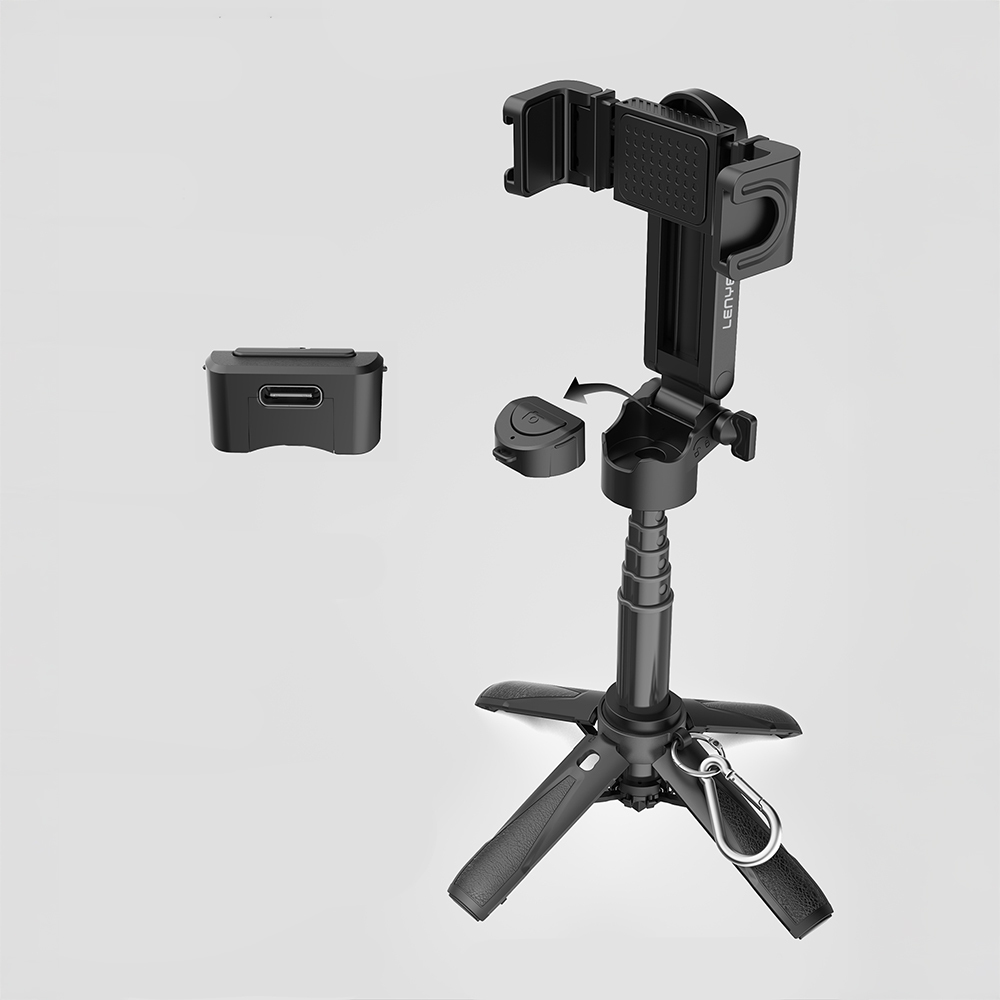 Lenyes LPH110 Uzaktan Kumandalı Çok Fonksiyonlu Sabitleyici Ayrılabilir Tripod Selfie Çubuğu - 2
