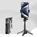 Lenyes LPH110 Uzaktan Kumandalı Çok Fonksiyonlu Sabitleyici Ayrılabilir Tripod Selfie Çubuğu - 4