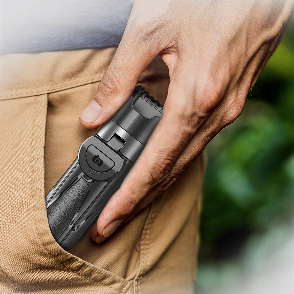 Lenyes LPH110 Uzaktan Kumandalı Çok Fonksiyonlu Sabitleyici Ayrılabilir Tripod Selfie Çubuğu - 6