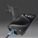 Lenyes CR181 360 Derece Dönebilen Havalandırma Tasarımlı Araç Telefon Tutucu - 7