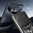 Xiaomi Redmi Note 14 Pro 4G Uyumlu Kılıf Magnetik Standlı Kamera Korumalı Zore Sürgülü Vega Kapak - 5
