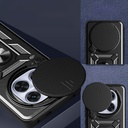 Xiaomi Redmi Note 14 Pro Plus Uyumlu Kılıf Magnetik Standlı Kamera Korumalı Zore Sürgülü Vega Kapak