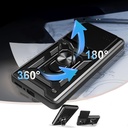 Xiaomi Redmi Note 14 Uyumlu Kılıf Magnetik Standlı Kamera Korumalı Zore Sürgülü Vega Kapak