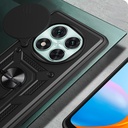 Xiaomi Redmi Note 14 Pro 5G Uyumlu Kılıf Magnetik Standlı Kamera Korumalı Zore Sürgülü Vega Kapak