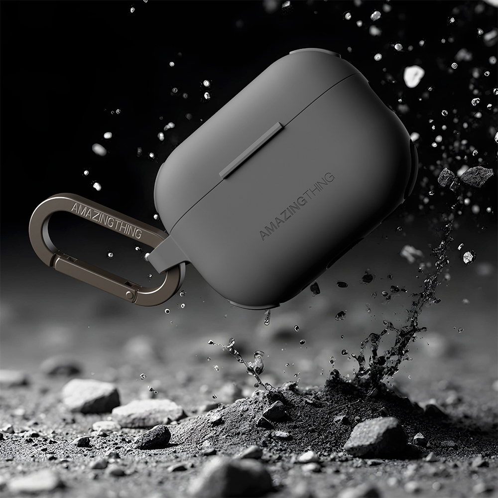 Apple Airpods Pro 2 Uyumlu Amazingthing Airbag Köşe Tasarımlı Omni Serisi Silikon Kapak - 11