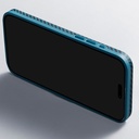 Apple iPhone 15 Pro Uyumlu Kılıf Magsafe Şarj Özellikli 1500D Aramid Fiber Pitaka Military-Grade Classic Serisi Black-Grey Twill Kapak - 25