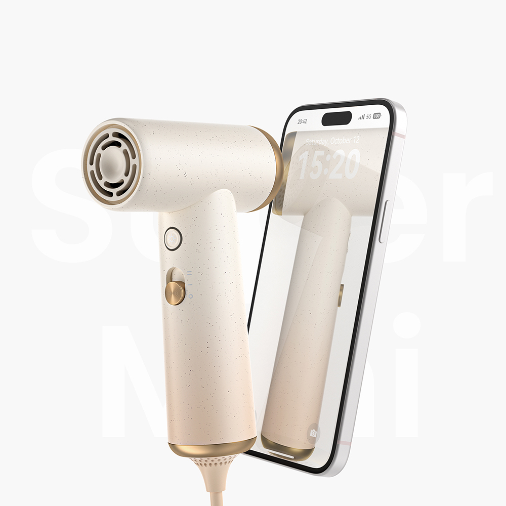 Coshare HP10E Mini Isı Dereceli LED Işıklı Saç Kurutma Fön Makinesi - 3