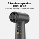 Coshare HP10E Mini Isı Dereceli LED Işıklı Saç Kurutma Fön Makinesi - 5