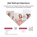 Coshare HP10E Mini Isı Dereceli LED Işıklı Saç Kurutma Fön Makinesi - 9