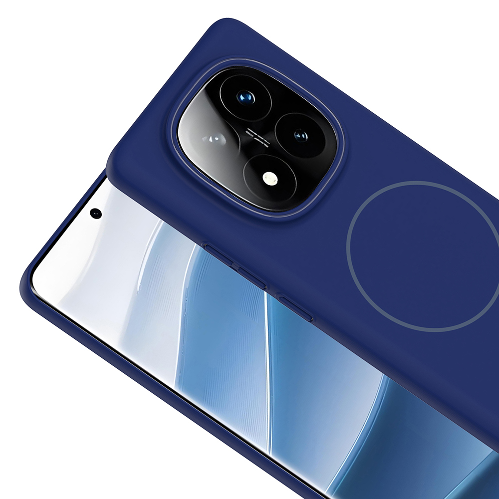 Xiaomi Redmi Note 14 Pro 4G Uyumlu Kılıf M-safe Şarj Özellikli Zore Ruby Sert Kapak - 8