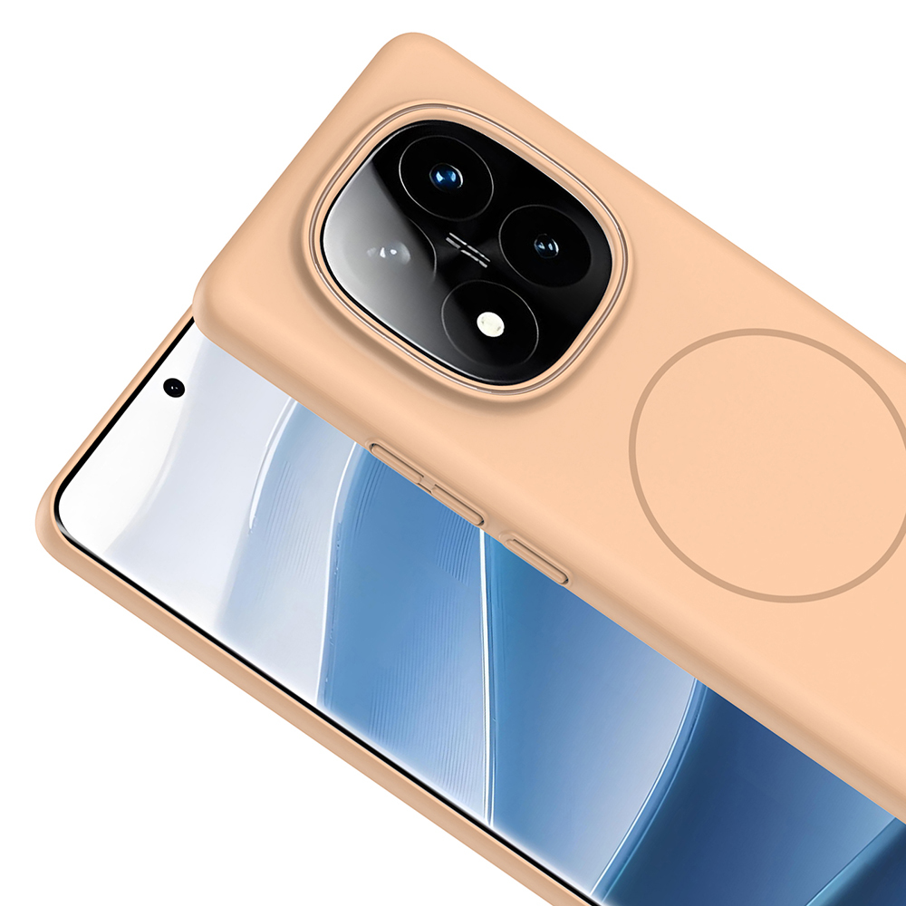 Xiaomi Redmi Note 14 Pro 4G Uyumlu Kılıf M-safe Şarj Özellikli Zore Ruby Sert Kapak - 10