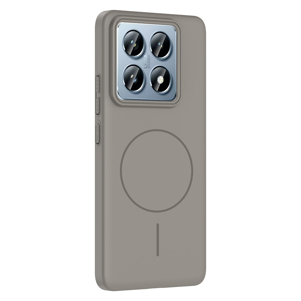 Xiaomi 14T Pro Uyumlu Kılıf M-safe Şarj Özellikli Zore Ruby Sert Kapak - 5