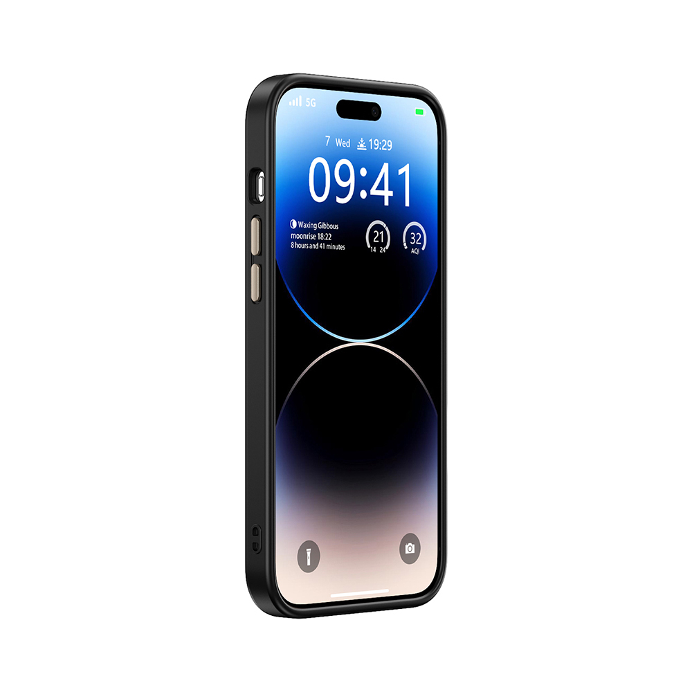 Apple iPhone 14 Pro Max Uyumlu Kılıf M-safe Şarj Özellikli Karbon Fiber Görünümlü Zore Antina Kapak - 17