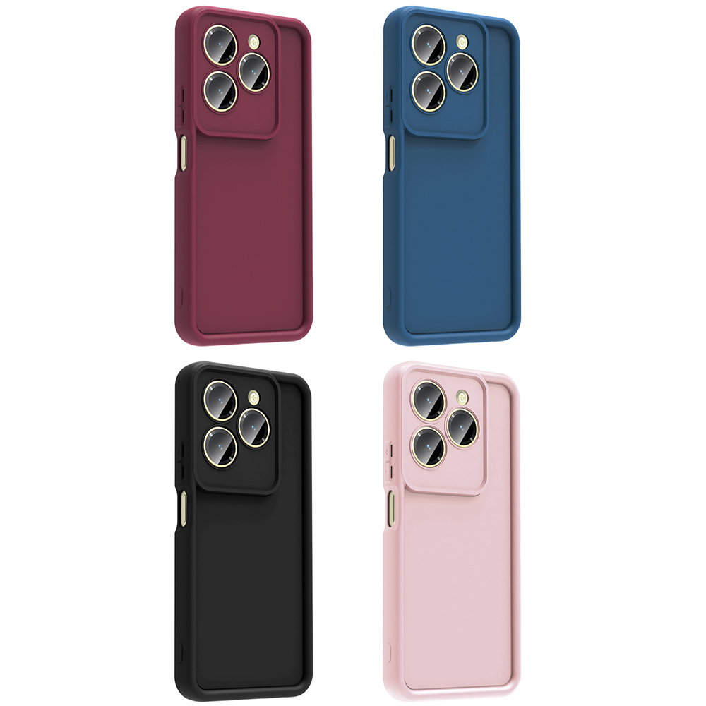 Infinix Hot 40 Uyumlu Kılıf Kamera Korumalı Zore Ananas Kapak - 9