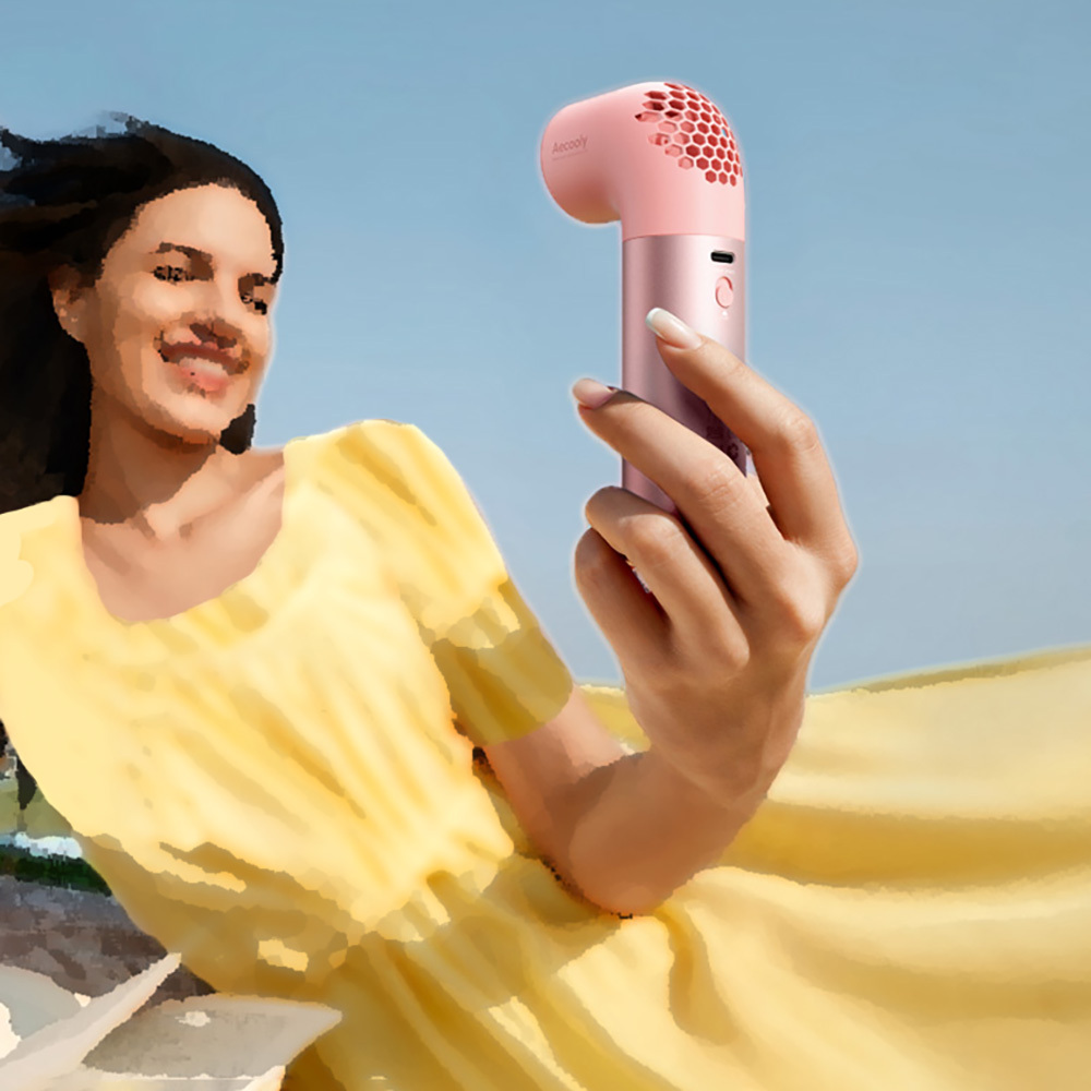 Aecooly PH01 Aero Pro Serisi Dijital LED Göstergeli Portatif Soğutucu El Fanı - 9