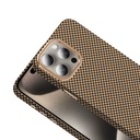 Apple iPhone 15 Pro Uyumlu Kılıf M-safe Şarj Özellikli Karbon Fiber Görünümlü Zore Gros Kapak - 13