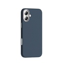 Apple iPhone 16 Uyumlu Kılıf M-safe Şarj Özellikli Karbon Fiber Görünümlü Zore Gros Kapak - 9