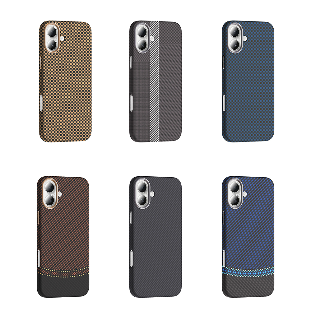 Apple iPhone 16 Plus Uyumlu Kılıf M-safe Şarj Özellikli Karbon Fiber Görünümlü Zore Gros Kapak - 13