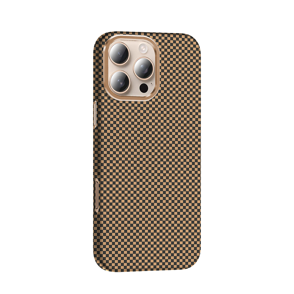 Apple iPhone 16 Pro Uyumlu Kılıf M-safe Şarj Özellikli Karbon Fiber Görünümlü Zore Gros Kapak - 11