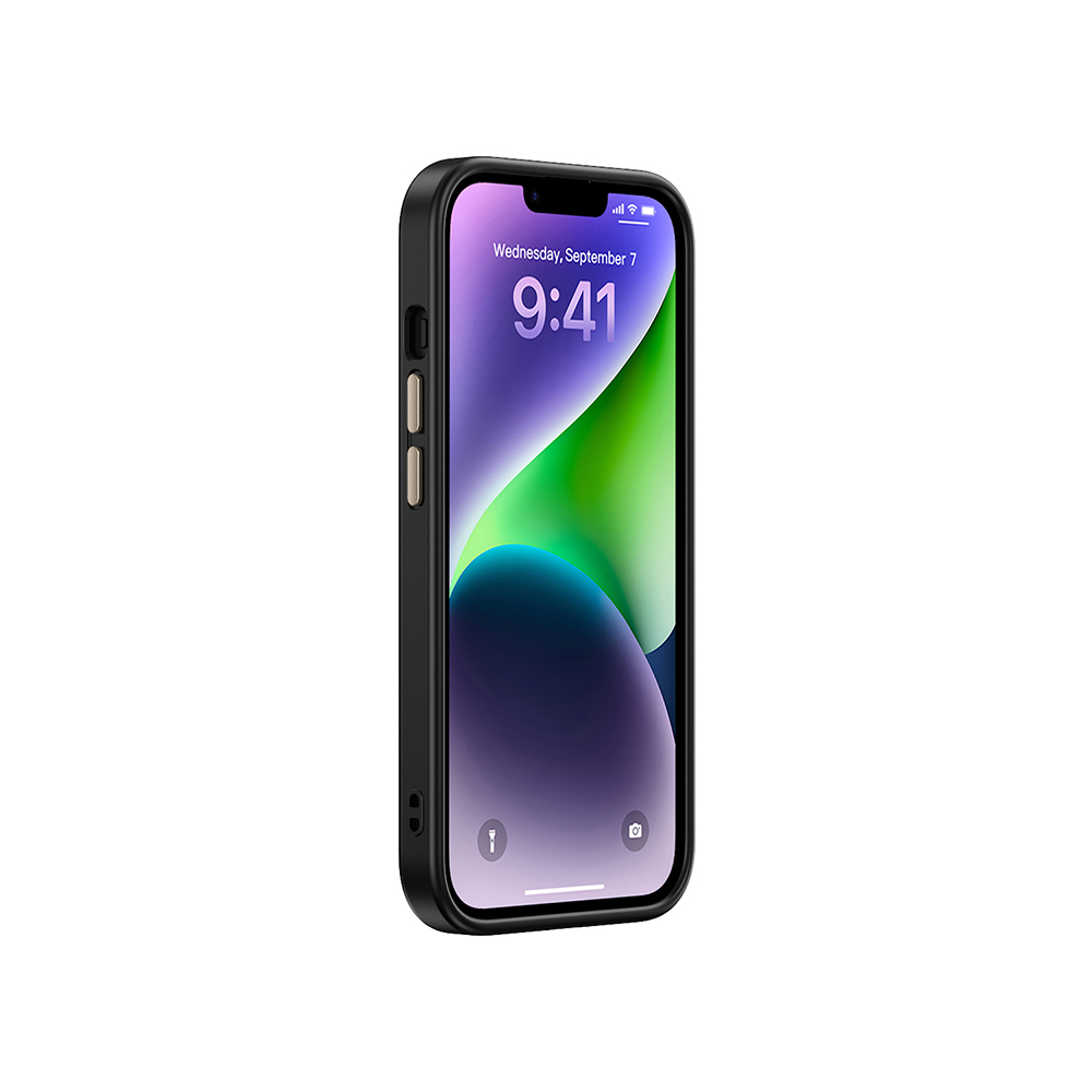 Apple iPhone 15 Uyumlu Kılıf M-safe Şarj Özellikli Karbon Fiber Görünümlü Zore Antina Kapak - 17