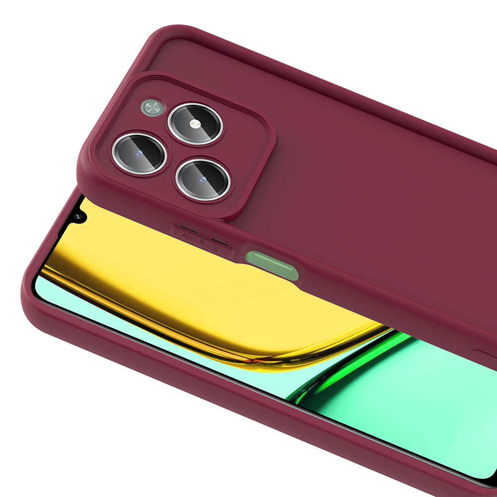 Realme C61 Kılıf Kamera Korumalı Zore Ananas Kapak - 4