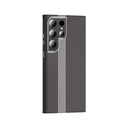 Samsung Galaxy S23 Ultra Uyumlu Kılıf M-safe Şarj Özellikli Karbon Fiber Görünümlü Zore Gros Kapak - 3