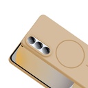 Samsung Galaxy S25 Uyumlu Edge Kılıf M-safe Şarj Özellikli Zore Ruby Sert Kapak - 8