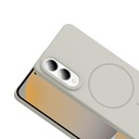 Samsung Galaxy S25 Uyumlu Edge Kılıf M-safe Şarj Özellikli Zore Ruby Sert Kapak - 2